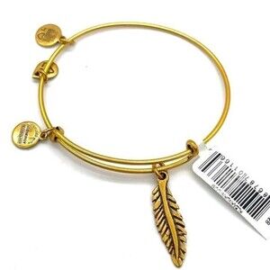 Alex and Ani Feather charm Bracelet NWT